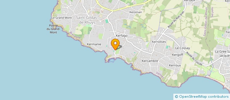 localisation de l'entreprise JOLY AVENIR 1  SAINT-GILDAS-DE-RHUYS