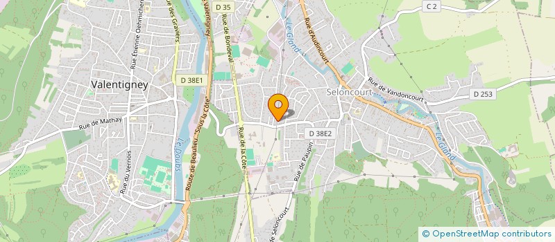 localisation de l'entreprise JOLY BATISSE  SELONCOURT