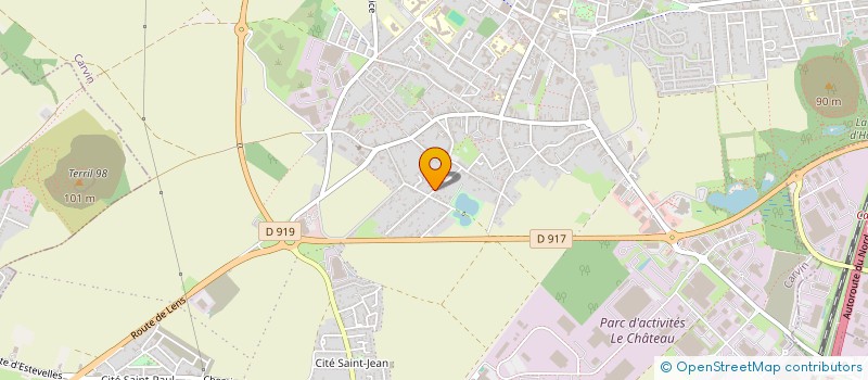 localisation de l'entreprise JOLY BEUGIN IMMO  CARVIN