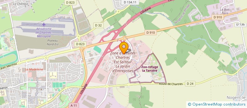 localisation de l'entreprise JOLY & BUFFON à CHARTRES