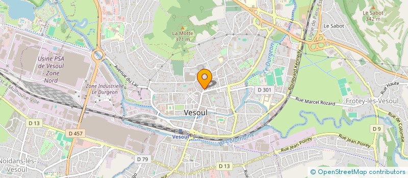 localisation de l'entreprise JOLY CELIA  VESOUL