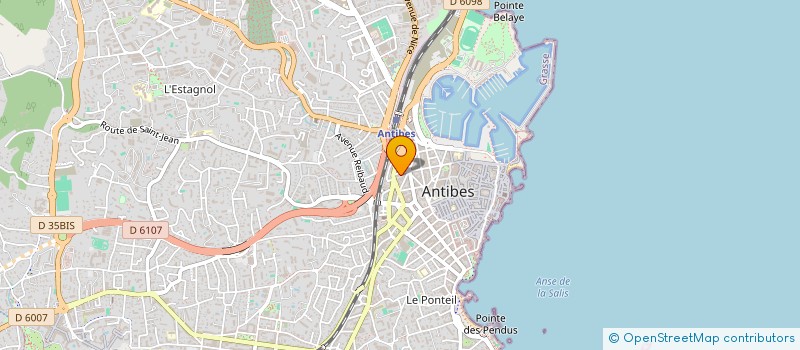 localisation de l'entreprise JOLY ET ROLLIER  ANTIBES