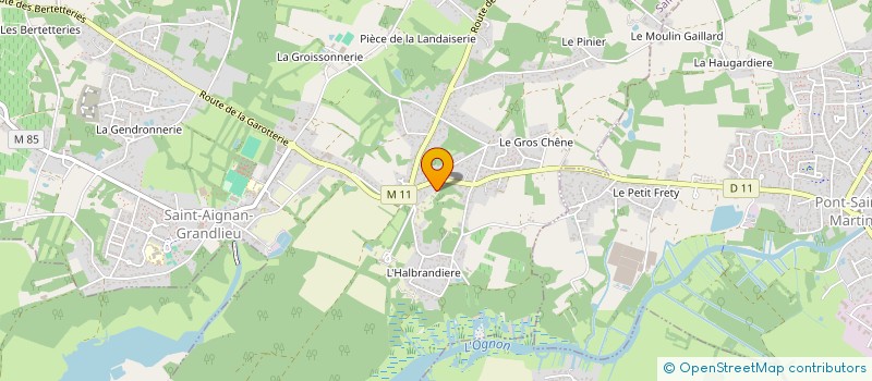 localisation de l'entreprise JOLY FONDEUR D ART à SAINT-AIGNAN-GRANDLIEU