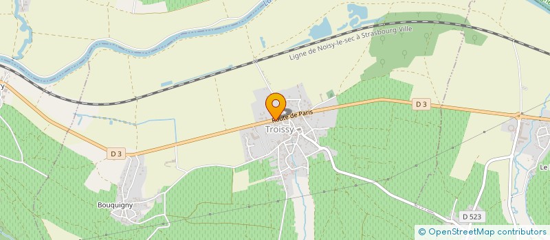 localisation de l'entreprise JOLY FRERES  TROISSY