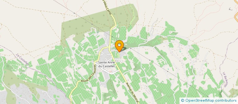 localisation de l'entreprise JOLY FROID CONCEPT  LE CASTELLET