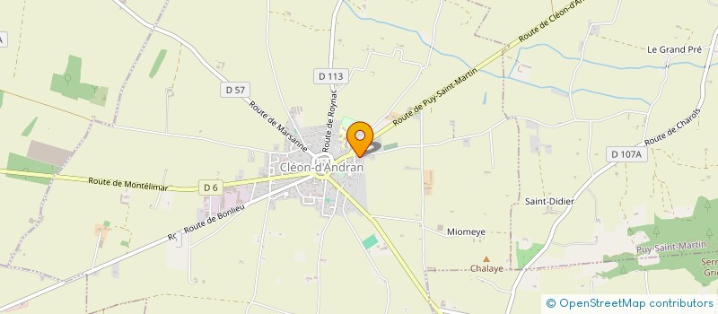 localisation de l'entreprise JOLY IMMO  CLEON-D'ANDRAN
