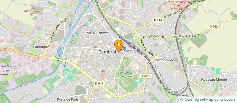 localisation de l'entreprise JOLY IMMOBILIER  CAMBRAI