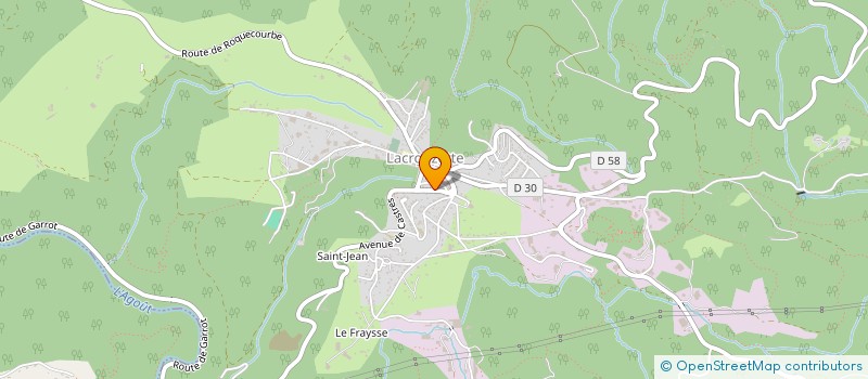 localisation de l'entreprise JOLY IMMOBILIER  LACROUZETTE