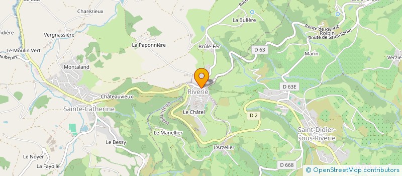 localisation de l'entreprise JOLY JOSIANE ET CYRIL  RIVERIE