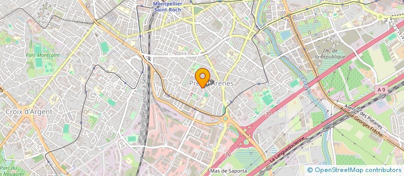 localisation de l'entreprise JOLY- LAMBERT INDIVISION à MONTPELLIER
