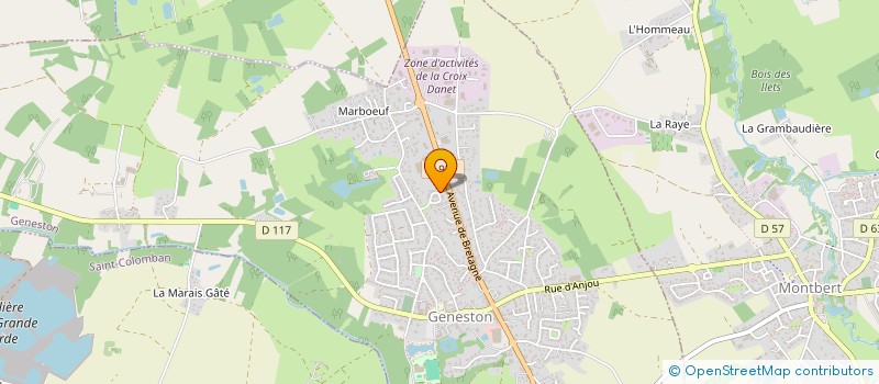 localisation de l'entreprise JOLY METAMORPHOSE  GENESTON