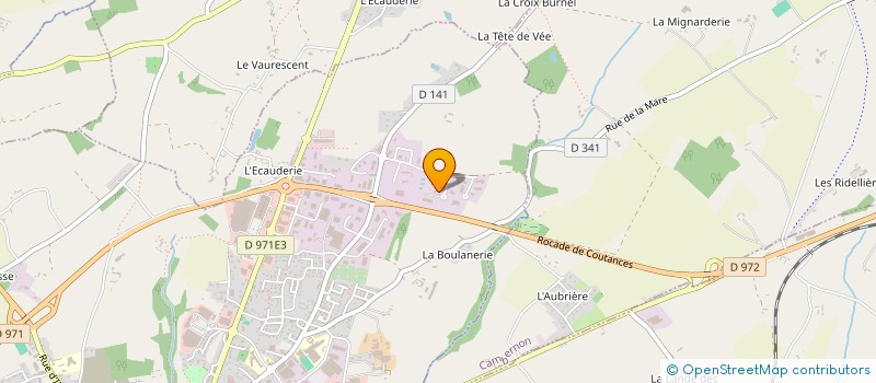 localisation de l'entreprise JOLY MOUSS à COUTANCES