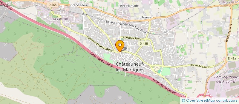 localisation de l'entreprise JOLY PERE ET FILS à CHATEAUNEUF-LES-MARTIGUES