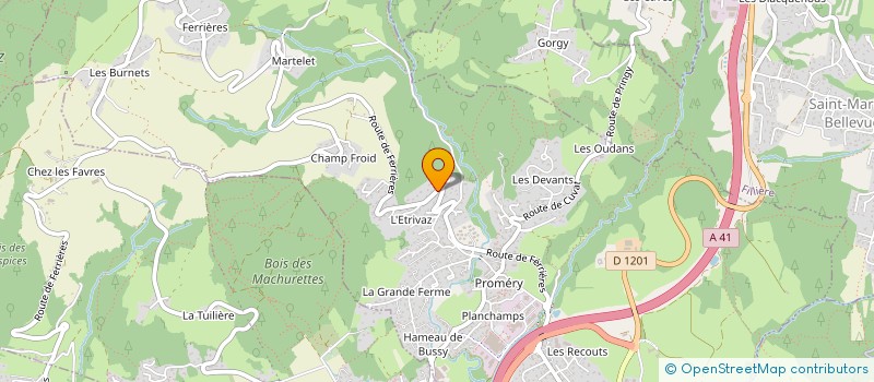 localisation de l'entreprise JOLY POT LES SAISIES  ANNECY