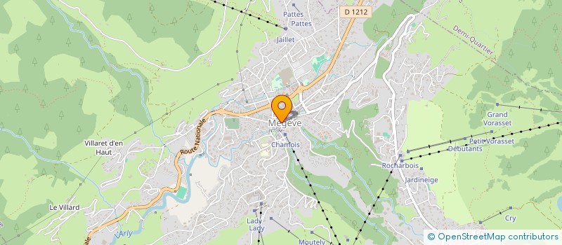 localisation de l'entreprise JOLY-POTTUZ CREATIONS  MEGEVE