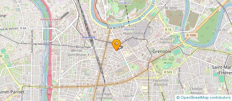 localisation de l'entreprise JOLY PRIMEURS à GRENOBLE