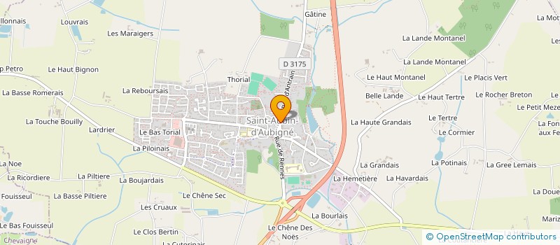 localisation de l'entreprise JOLY SECRET  SAINT-AUBIN-D'AUBIGNE