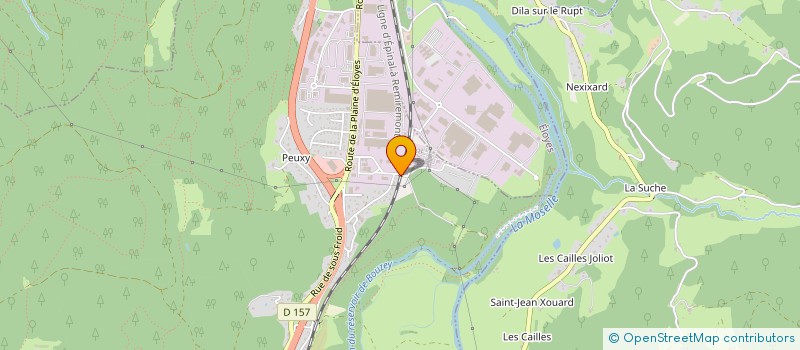 localisation de l'entreprise JOLY TOITURE  SAINT-NABORD