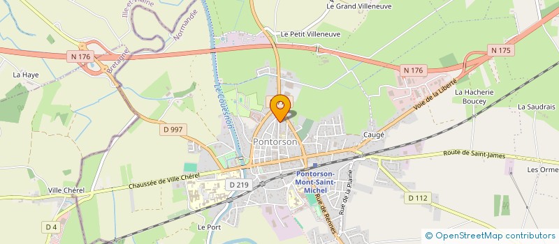 localisation de l'entreprise JOLYCIEL  PONTORSON