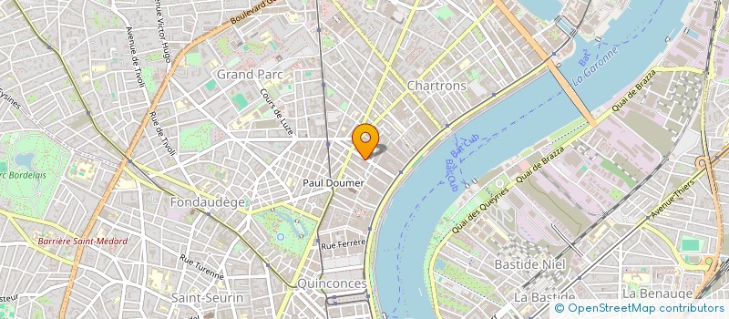 localisation de l'entreprise JOLYCITY à BORDEAUX