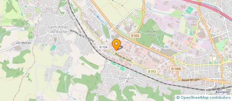 localisation de l'entreprise JOLYMIR à BOURGOIN-JALLIEU