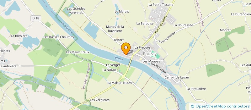 localisation de l'entreprise JOLYMOB  POUZAY