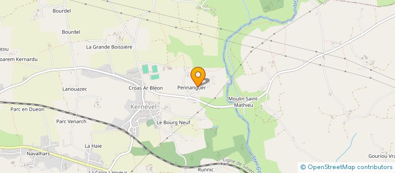 localisation de l'entreprise JOLYROLINE  ROSPORDEN