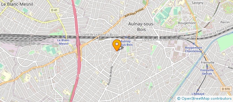 localisation de l'entreprise JOLYSAN à AULNAY-SOUS-BOIS