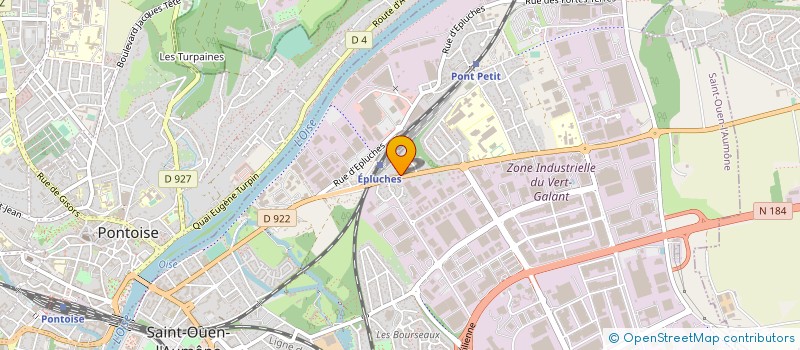 localisation de l'entreprise JOM à SAINT-OUEN-L'AUMONE