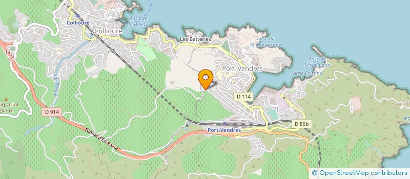 localisation de l'entreprise JOM  PORT-VENDRES