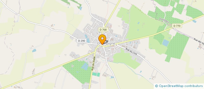 localisation de l'entreprise JOM  LES HAUTS-D'ANJOU