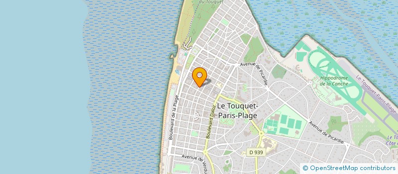 localisation de l'entreprise JOMA à LE TOUQUET-PARIS-PLAGE
