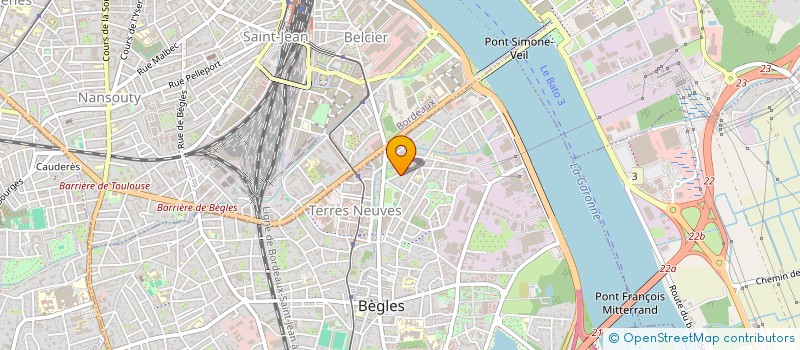 localisation de l'entreprise JOMA à BEGLES