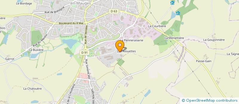 localisation de l'entreprise JOMA IMMO à SEVREMOINE