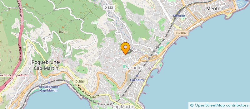 localisation de l'entreprise JOMADELTHI à ROQUEBRUNE-CAP-MARTIN