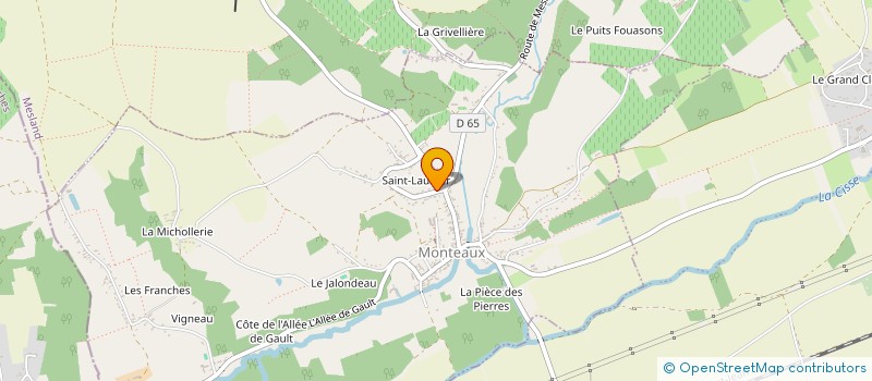 localisation de l'entreprise JOMADOMAG  MONTEAUX