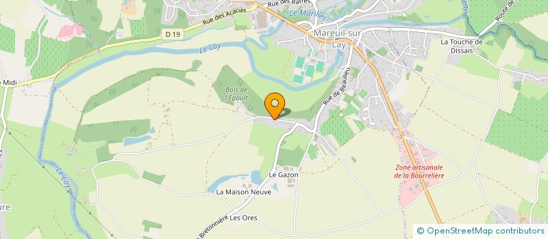 localisation de l'entreprise JOMAHO  MAREUIL-SUR-LAY-DISSAIS