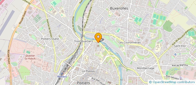 localisation de l'entreprise JOMALEO  POITIERS