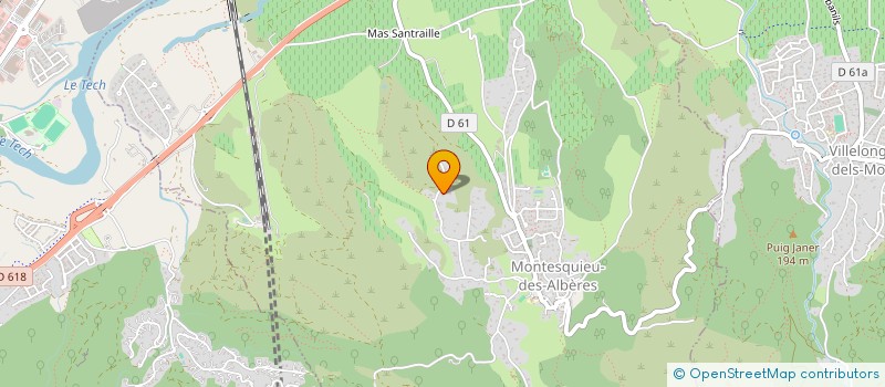 localisation de l'entreprise JOMALI  MONTESQUIEU-DES-ALBERES