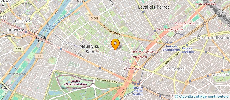 localisation de l'entreprise JOMALO1 à NEUILLY-SUR-SEINE