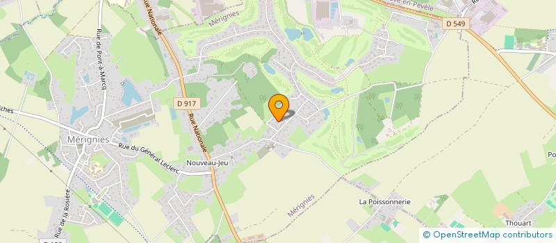 localisation de l'entreprise JOMANAS  MERIGNIES