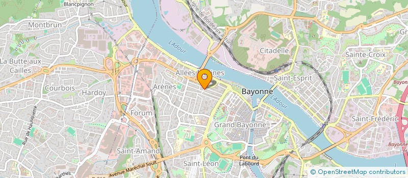 localisation de l'entreprise JOMANI à BAYONNE