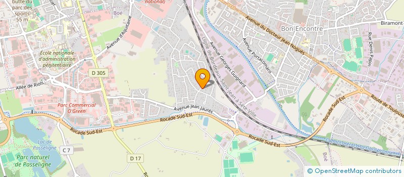 localisation de l'entreprise JOMANOE  BOE