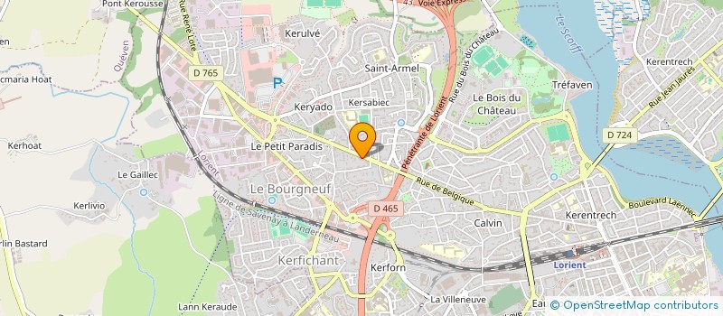 localisation de l'entreprise JOMANYS à LORIENT