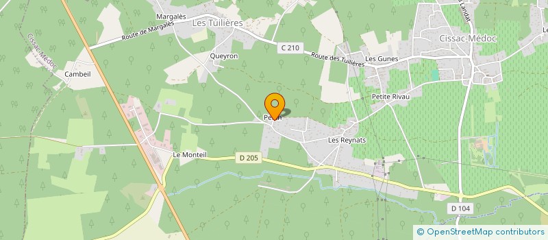 localisation de l'entreprise JOMAPIBER  CISSAC-MEDOC