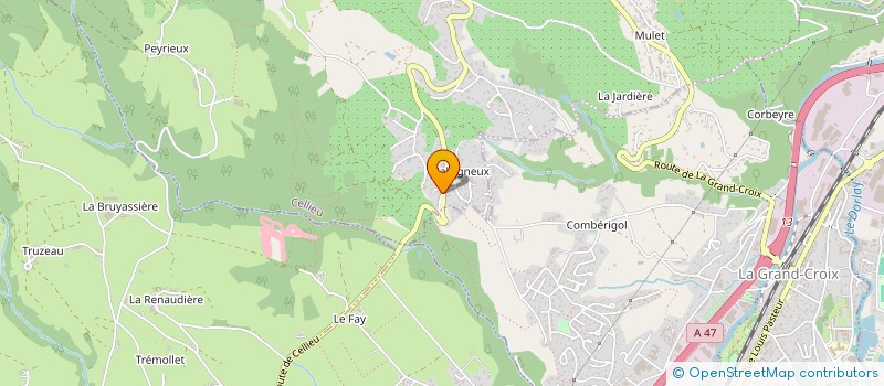 localisation de l'entreprise JOMARD SERVICES  CELLIEU