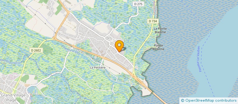 localisation de l'entreprise JOMARLO  LE CHATEAU-D'OLERON