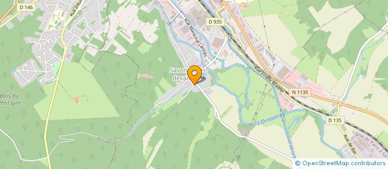 localisation de l'entreprise JOMAST à BAR-LE-DUC