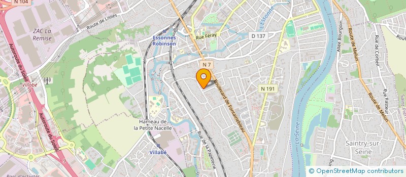 localisation de l'entreprise JOMAVIMO à CORBEIL-ESSONNES