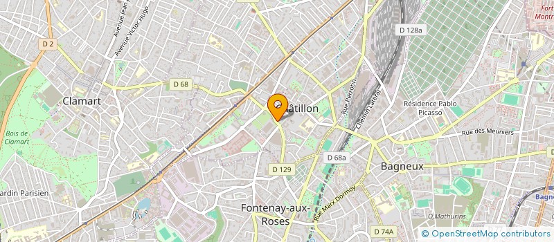 localisation de l'entreprise JOMAXI SAS à CHATILLON